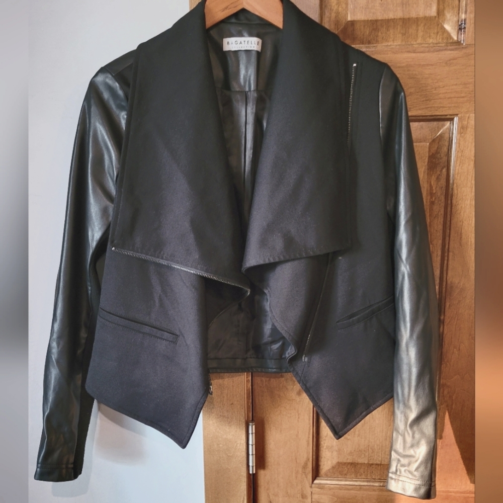 Bagatelle Black Vegan Leather Jacket